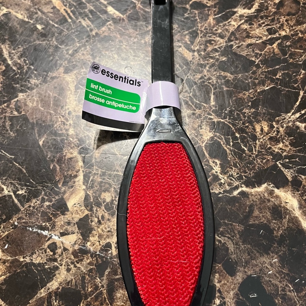 Essentials Lint Remover with Bold Red Surface
